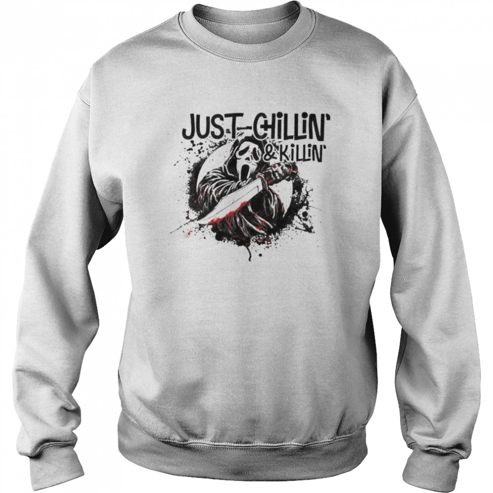 Just Chilling And Killing Ghost  Unisex Sweatshirt