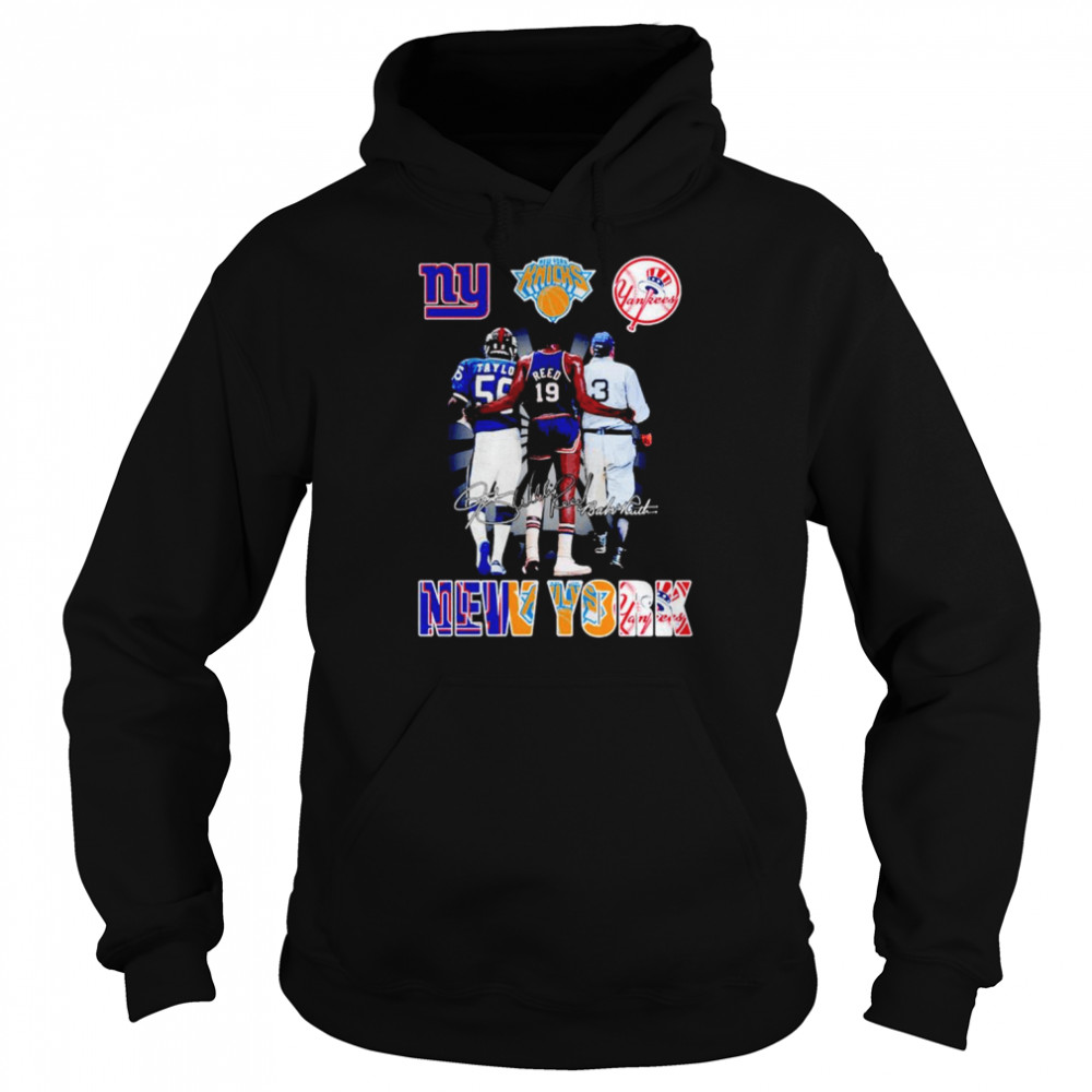 Lawrence Taylor 55 – Willis Reed 19 – Derek Jeter 2 shirt, hoodie