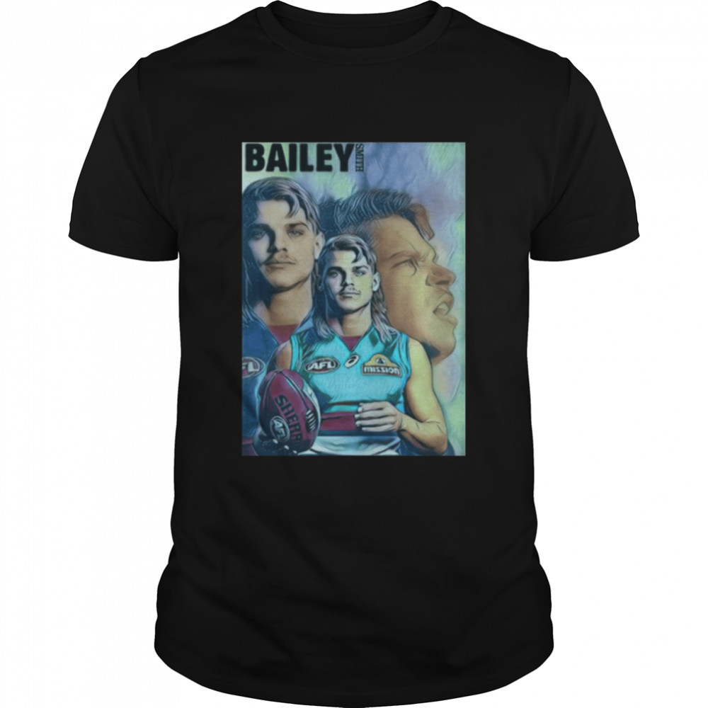 Vintage Western Bulldogs Bailey Smith Colourful Pattern shirt Classic Men's T-shirt
