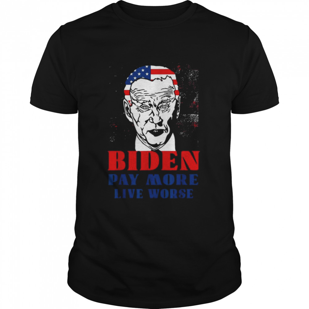 Anti Biden Pay More Live Worse Biden Inflation Outfit T- Classic Men's T-shirt