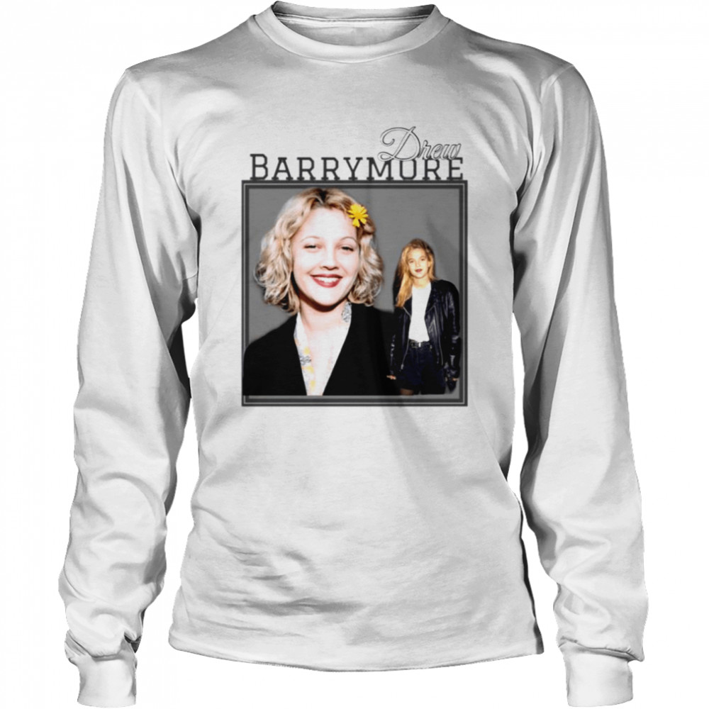 Drew Barrymore 90s shirt Long Sleeved T-shirt