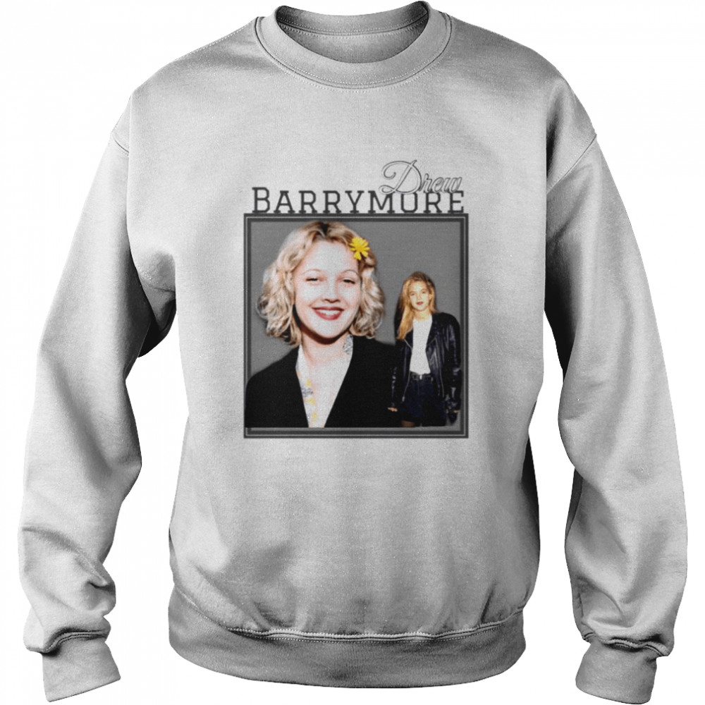 Drew Barrymore 90s shirt Unisex Sweatshirt