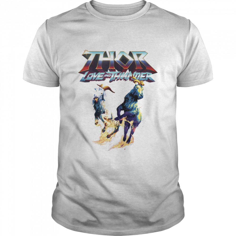 Goats Toothgrinder And Toothgnasher Thor’s Goats Thor Love And Thunder shirt Classic Men's T-shirt