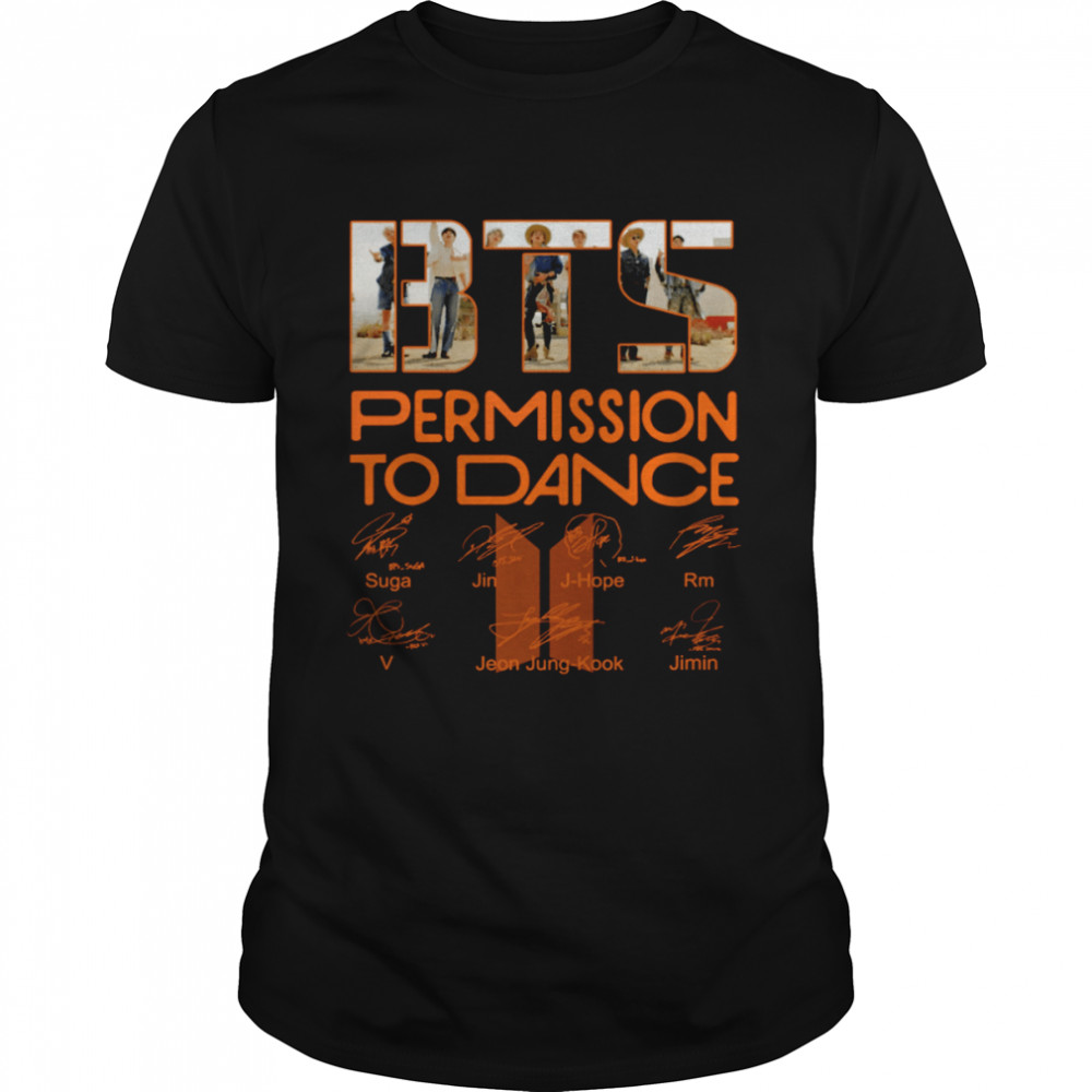 Permission To Dance Bangtan Boys Bts shirt