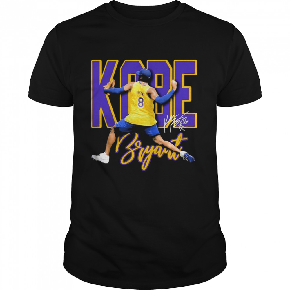 08 Kobe Bryant LA Dodgers Signature Shirt