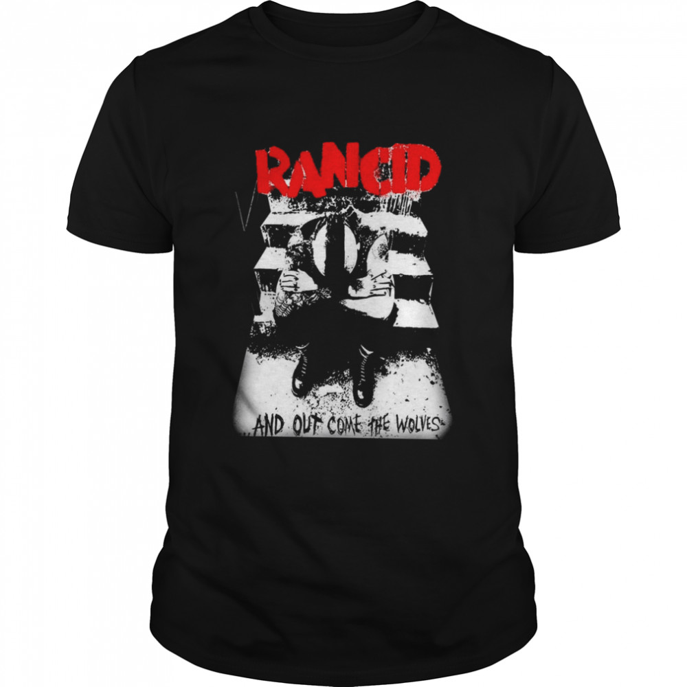 And Out Come The Wolves Design Rancid Band shirt Classic Men's T-shirt