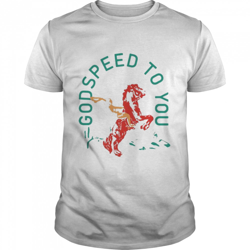 Horse godspeed to you shirt Classic Men's T-shirt