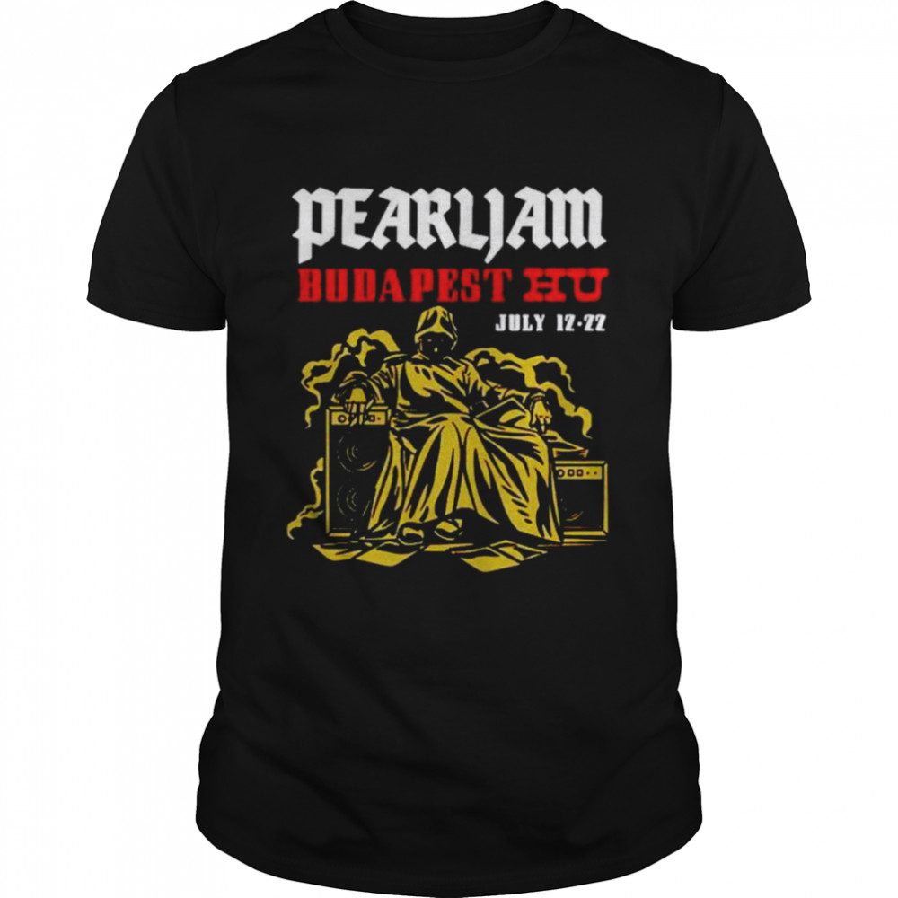 Pearl Jam Budapest Event shirt
