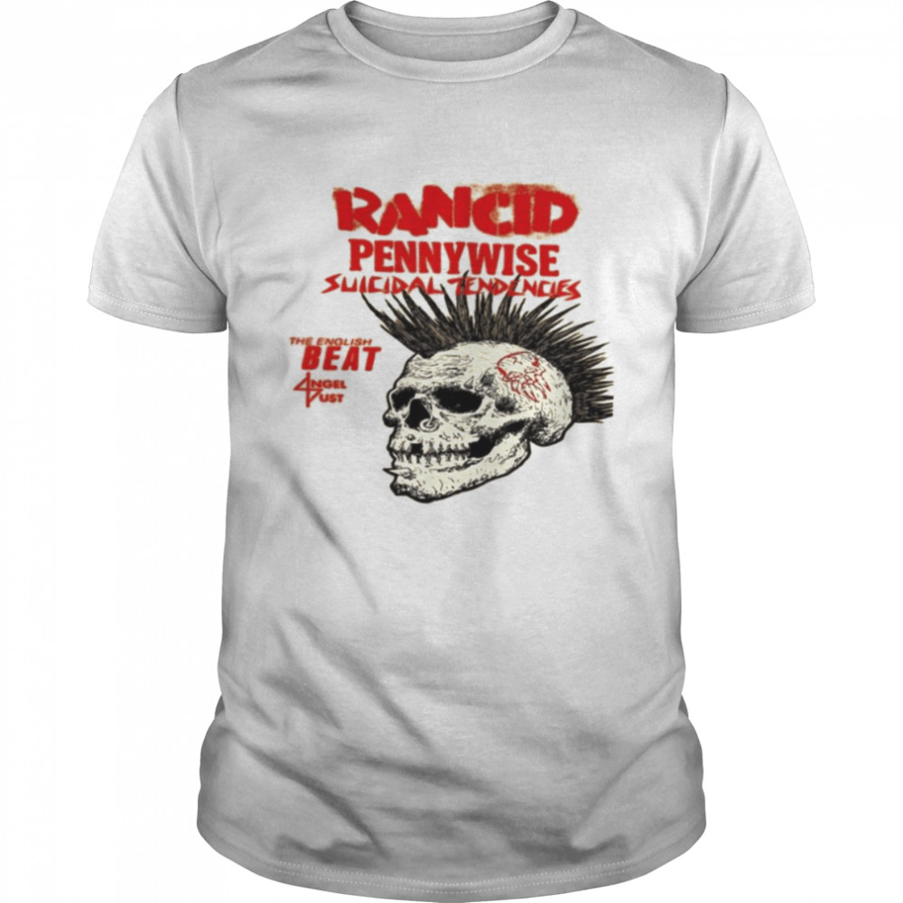 Pennywise Suicidal Tendencies And Rancid Band shirt