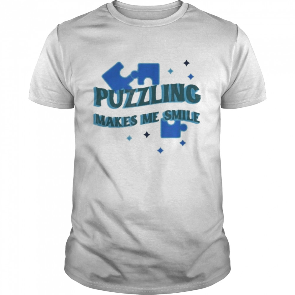 Puzzling Makes Me Smile Jigsaw Puzzle Master Shirt