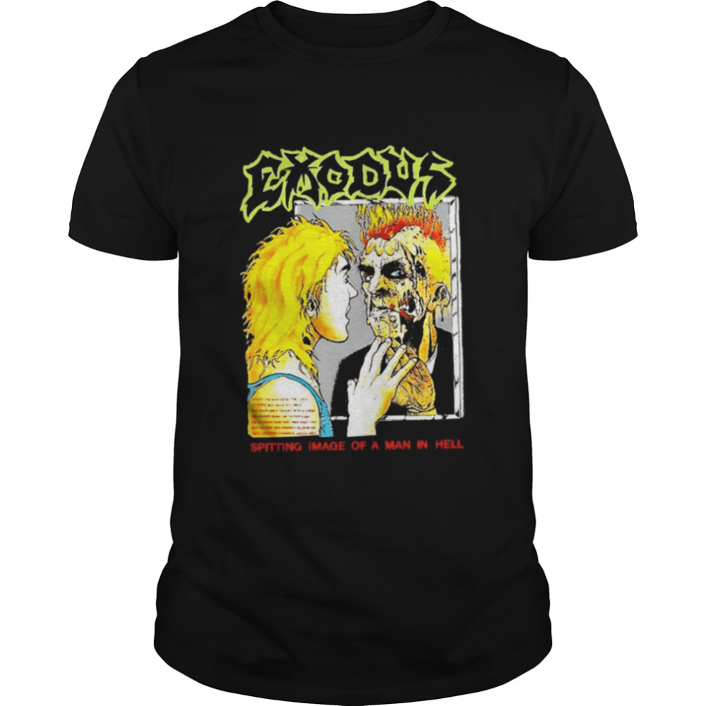 Retro Song Art Exodus Rock Band shirt