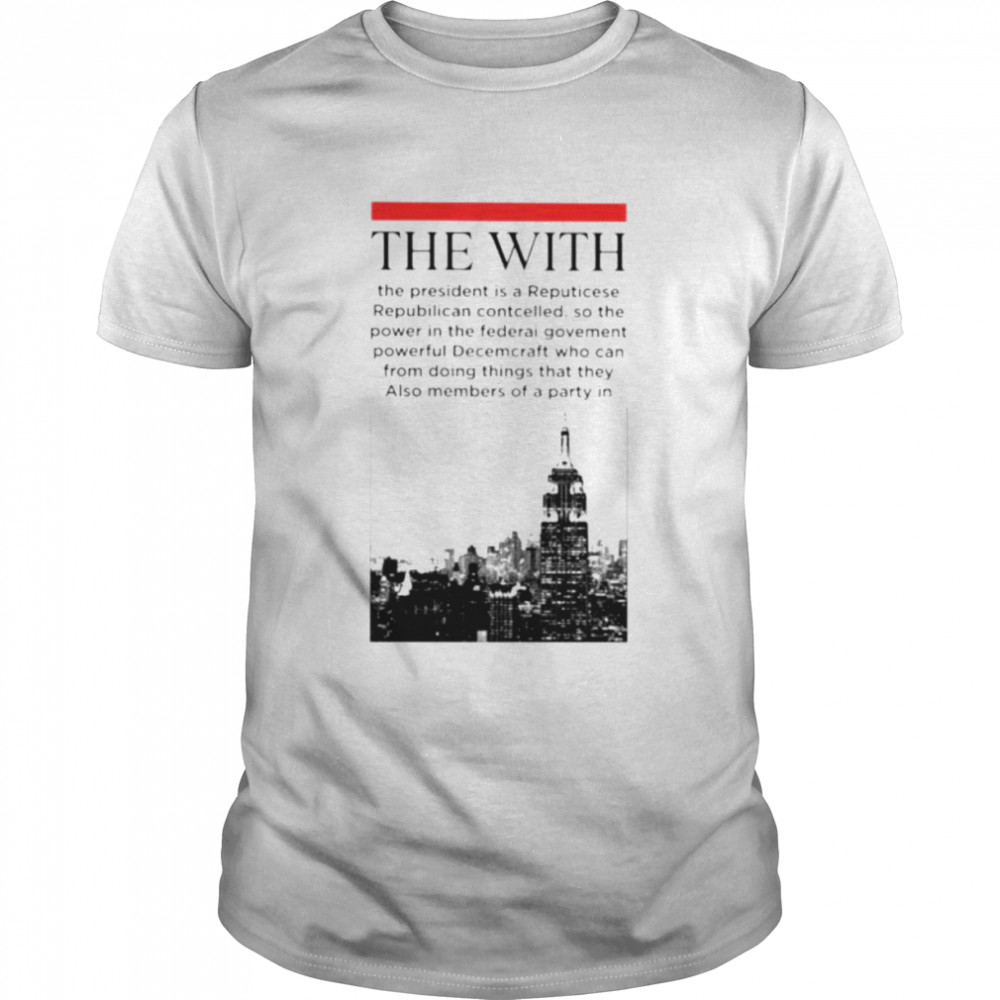 The With Reputicese Republican shirt Classic Men's T-shirt