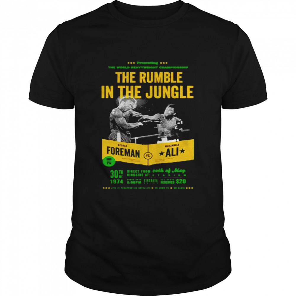 Ali vs Foreman Rumble In The Jungle shirt