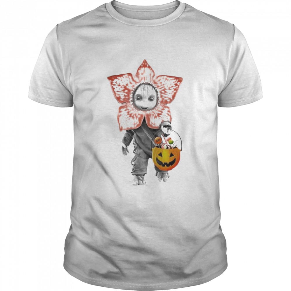 Baby Groot Pumpkin Happy Halloween 2022 Shirt