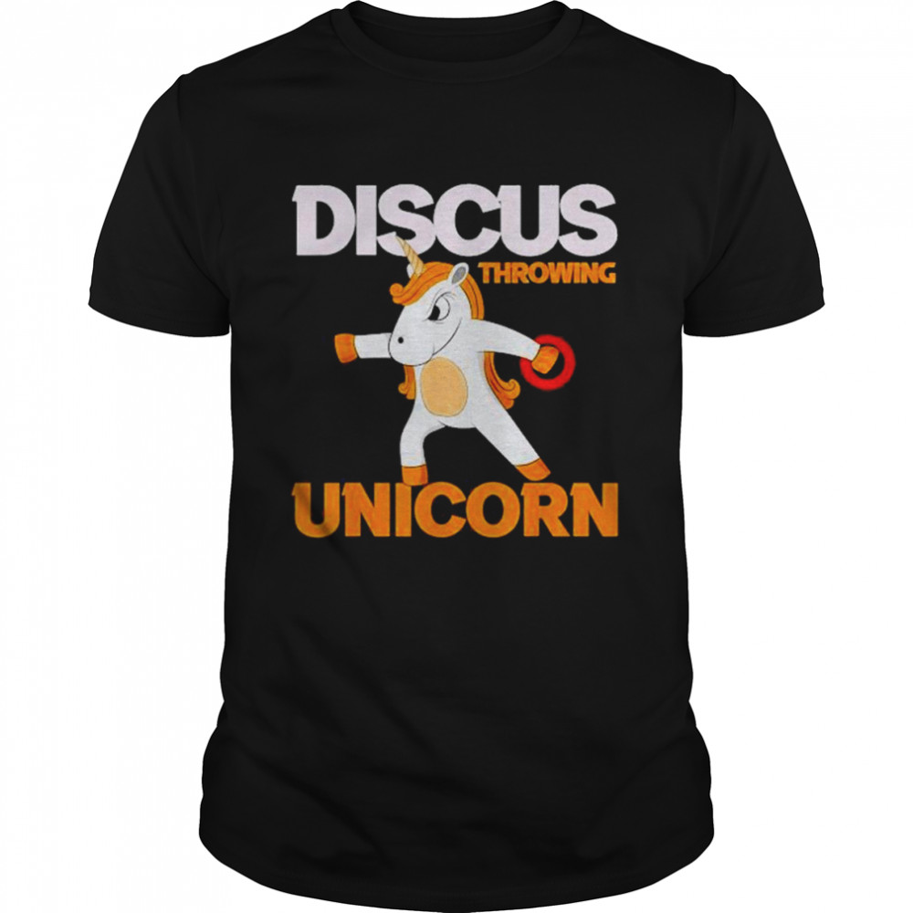 Discus Throwing Unicorn Thrower Track And Field Shirt