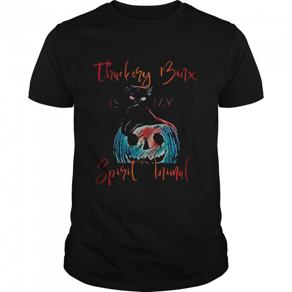 Hocus Pocus Thackery Binx is My Spirit Animal T-Shirt