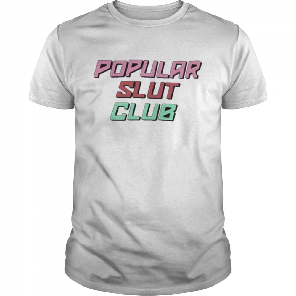 Popular slut club 2022 tee shirt Classic Men's T-shirt