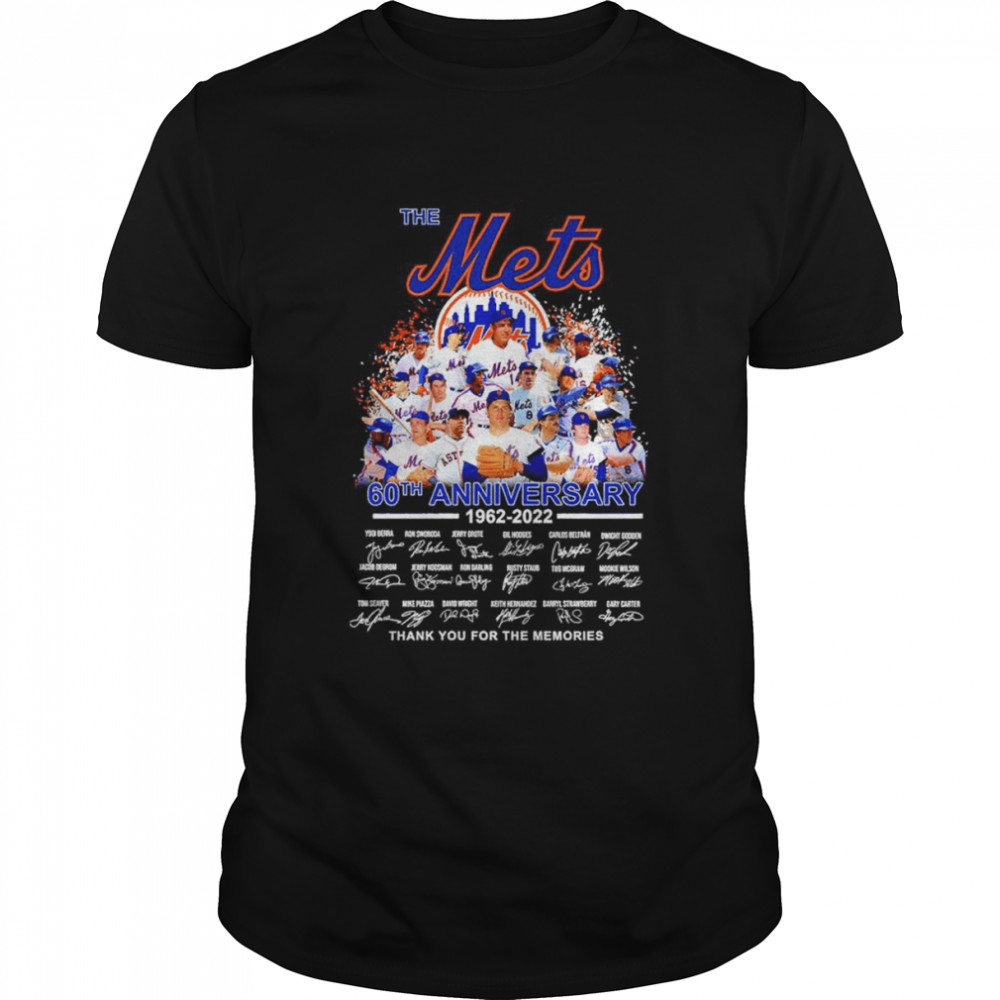 The Mets 60th anniversary 1962 2022 thank you for the memories Men’s shirt Classic Men's T-shirt