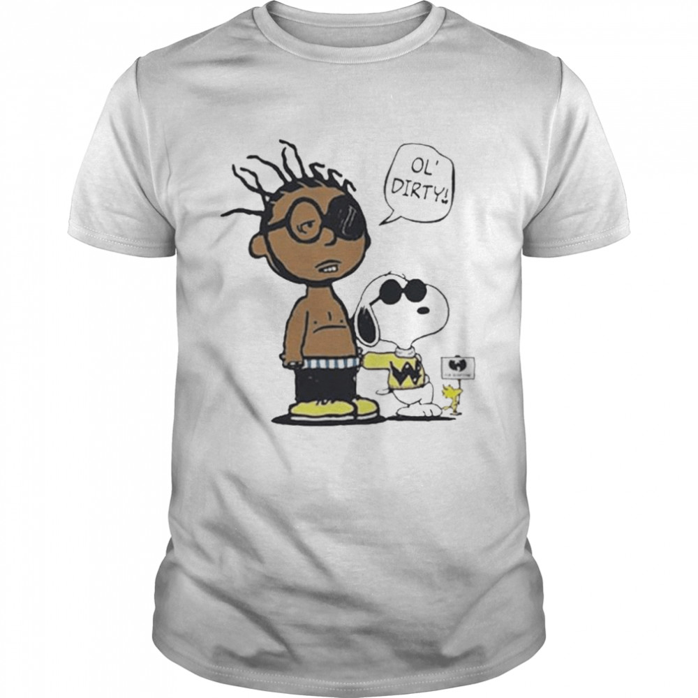 Wu Tang Snoopy And Woodstock And Charlie Brown Ol Dirty T- Classic Men's T-shirt