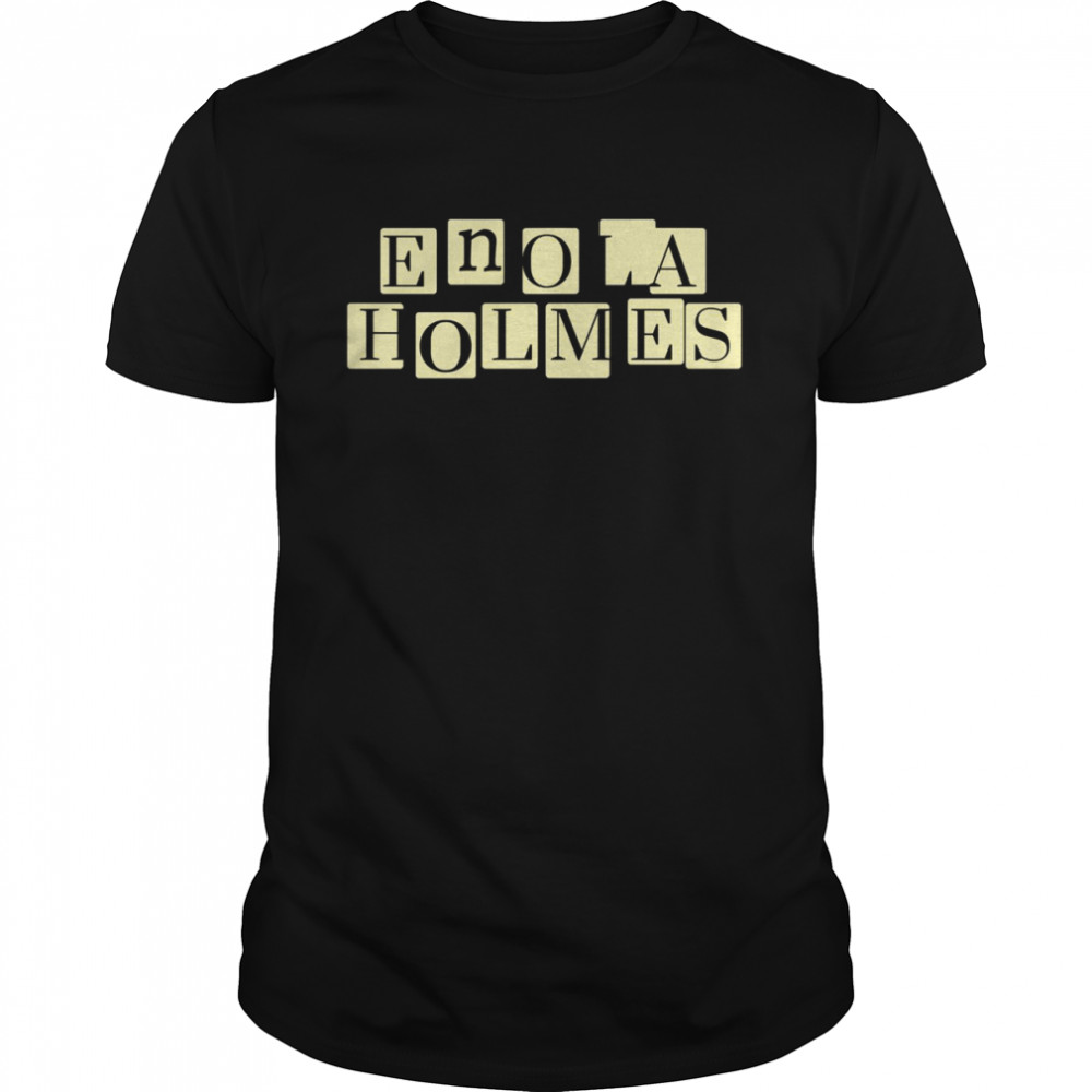 Enola Holmes Alphabets shirt
