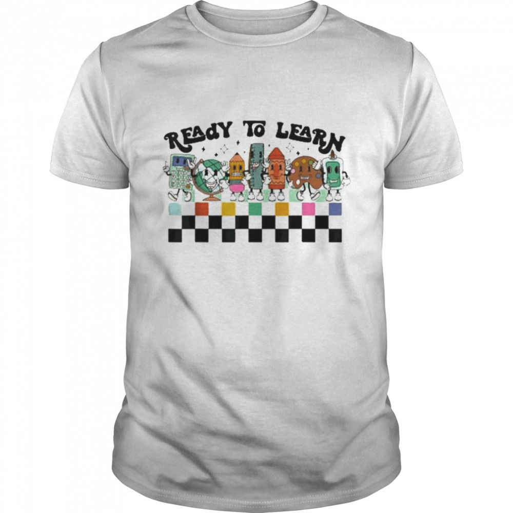 Groovy Retro Teacher Life Daisy Hippy Be Kind Back To School Shirt