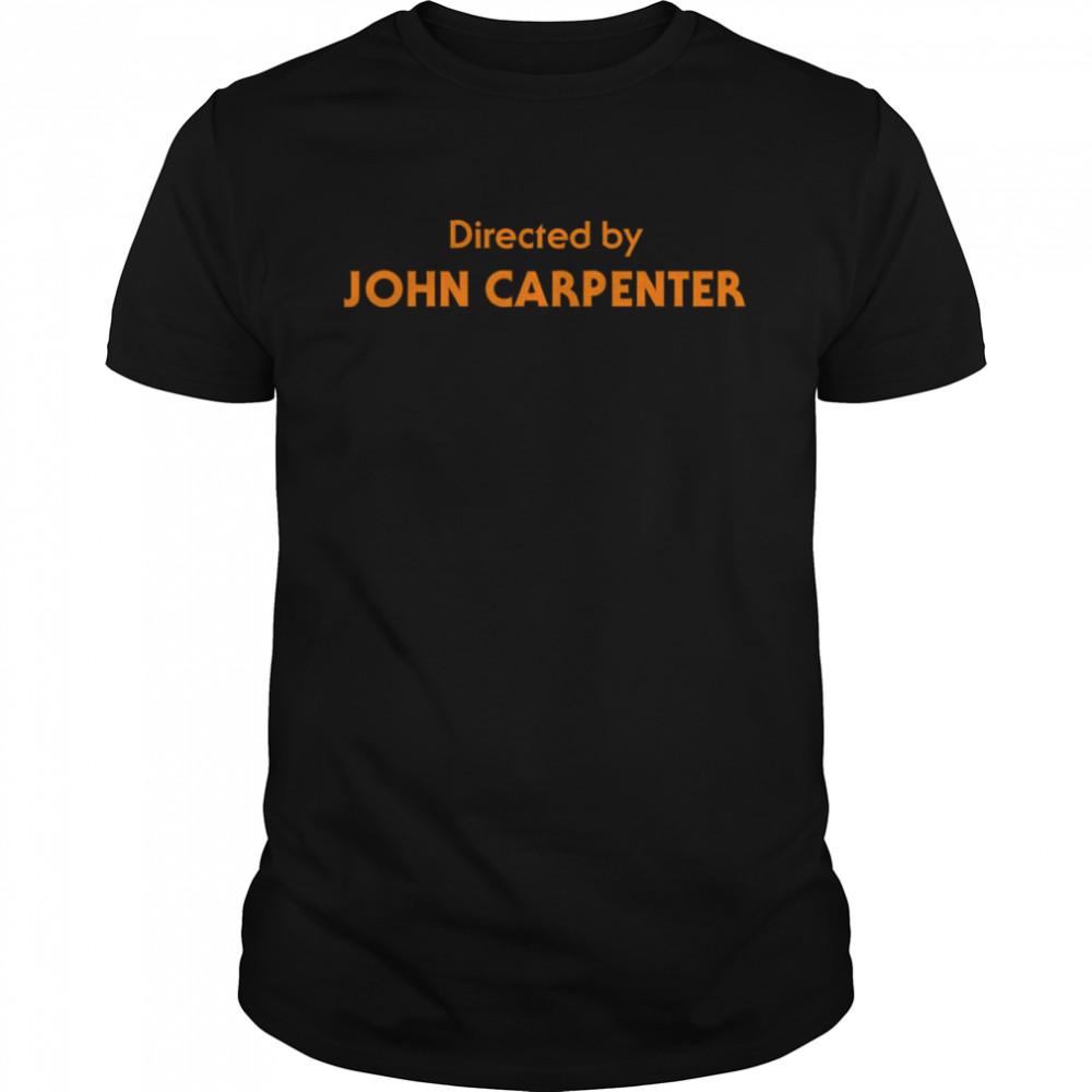 Halloween Directed By John Carpenter shirt