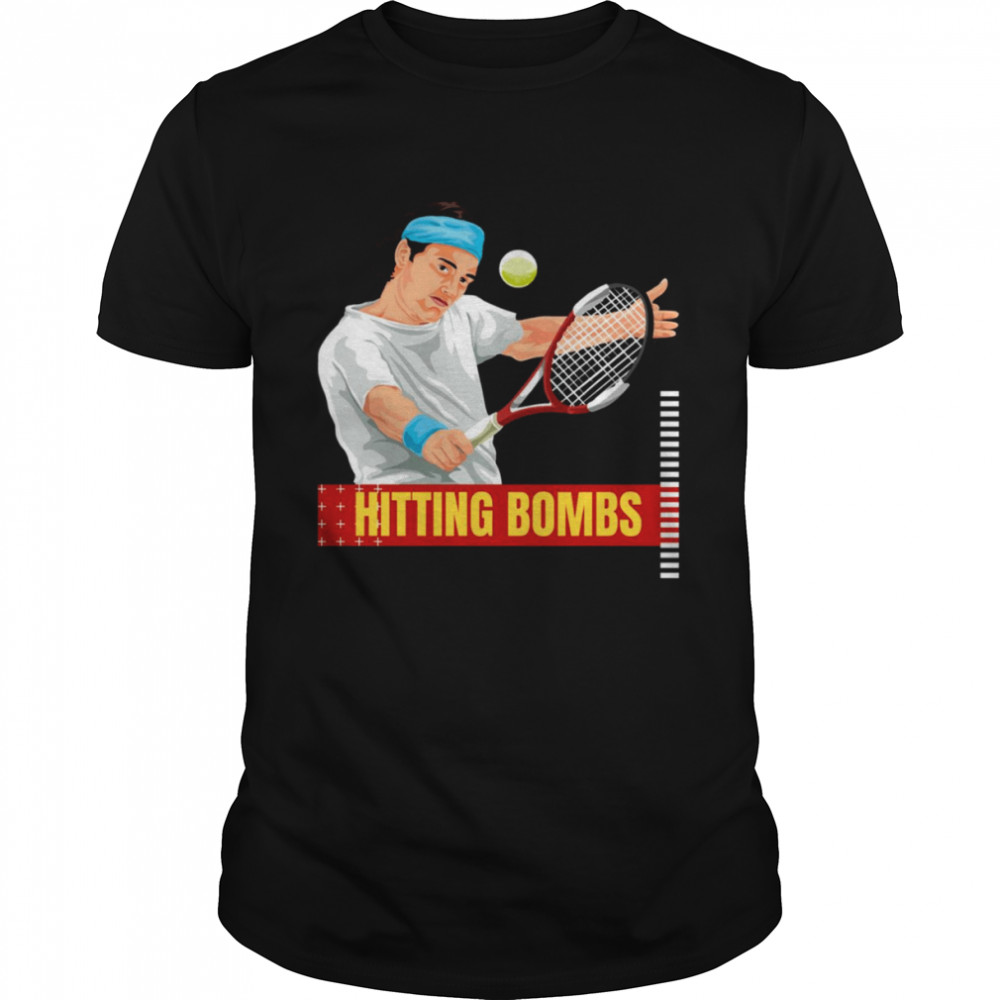 Hitting Bombs Magnet Tennis shirt