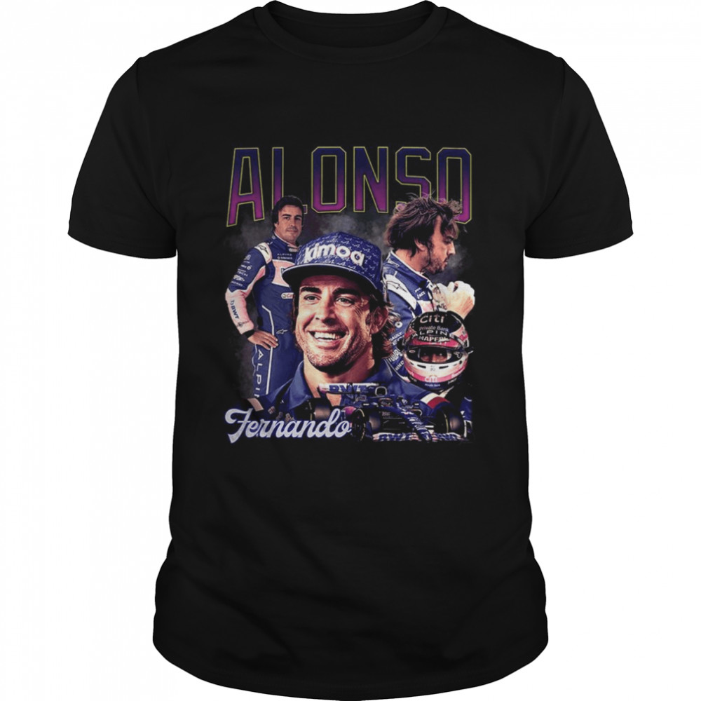Vitnage Fernando Alonso Racing Alpine F1 Team shirt
