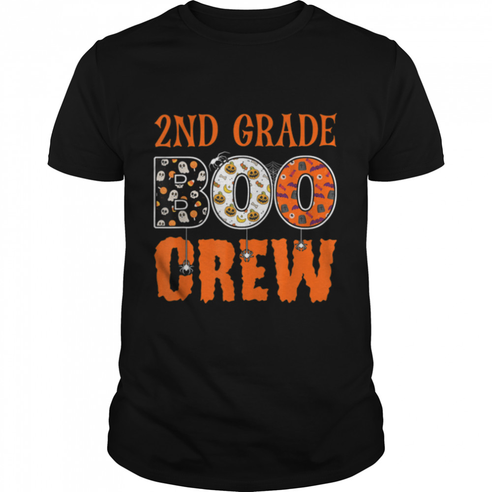 3rd Grade Boo Crew Third Grade Teacher Student Halloween T-Shirt B0B7F367LY
