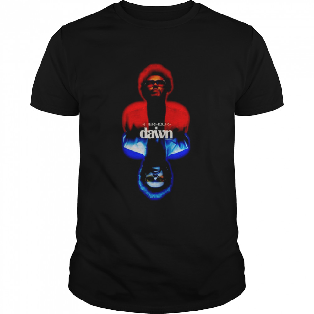 After Hours Til Dawn Red And Blue Tour 2022 Shirt