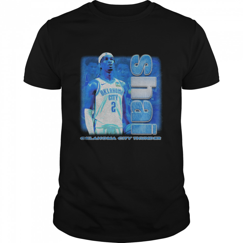 hai Gilgeous-Alexander Sga Okc Thunder Graphic Bootleg shirt Classic Men's T-shirt
