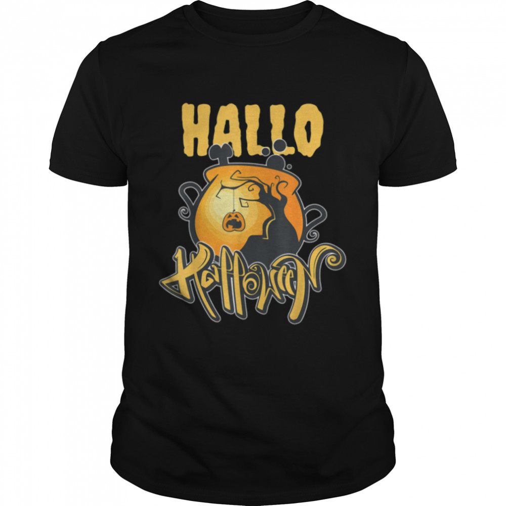 Hallo Halloween Pumpkin  Spooky Tree Of Horror T- B0B7DWBS8W Classic Men's T-shirt