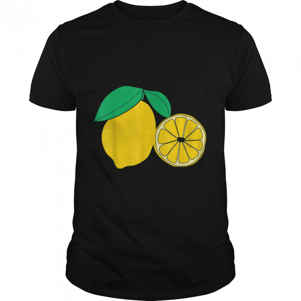 Lemon Fruit Vegan Lazy Halloween Costume T- B0B7F2Q9N3 Classic Men's T-shirt