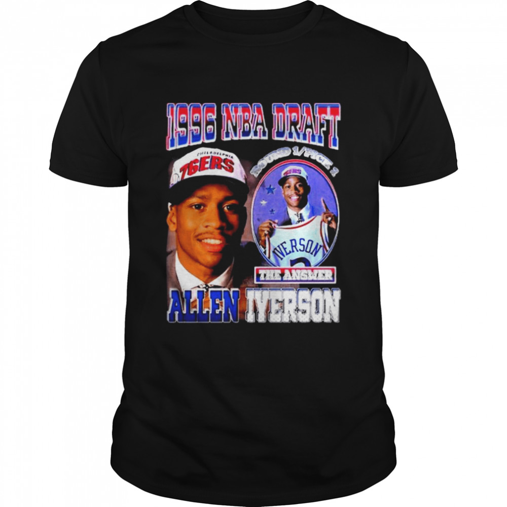 1996 NBA Draft The Answer Allen Iverson Shirt