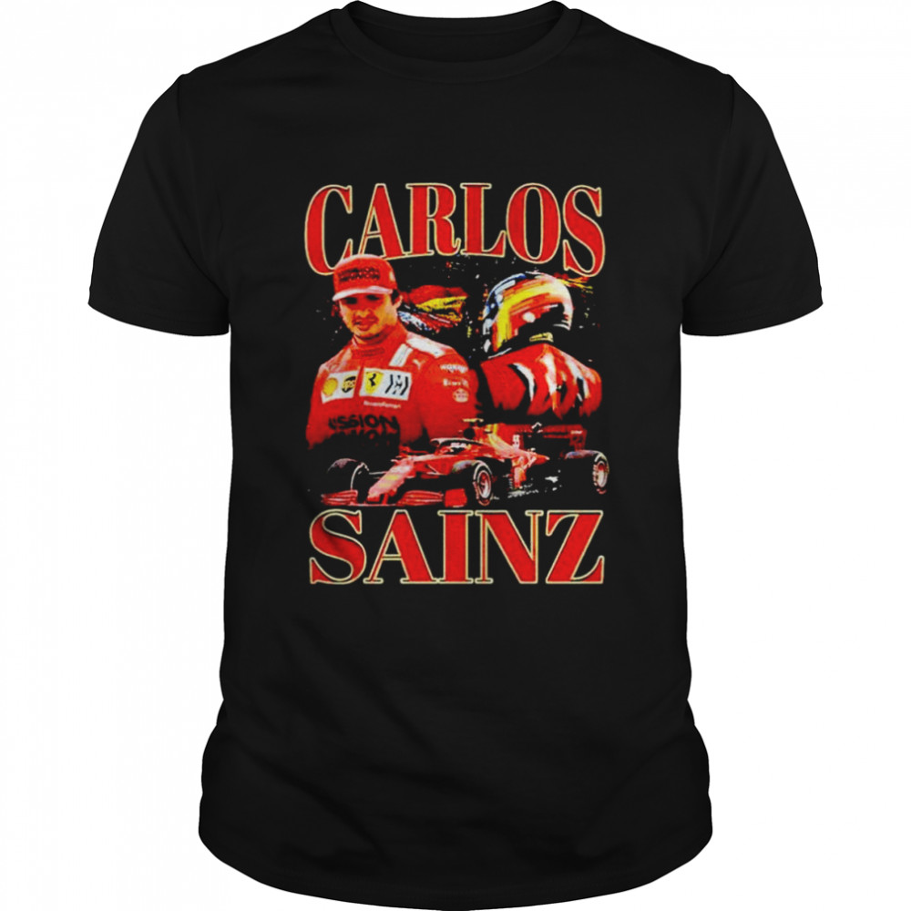 Carlos Sainz Formula 1 Racing Team Ferrari shirt