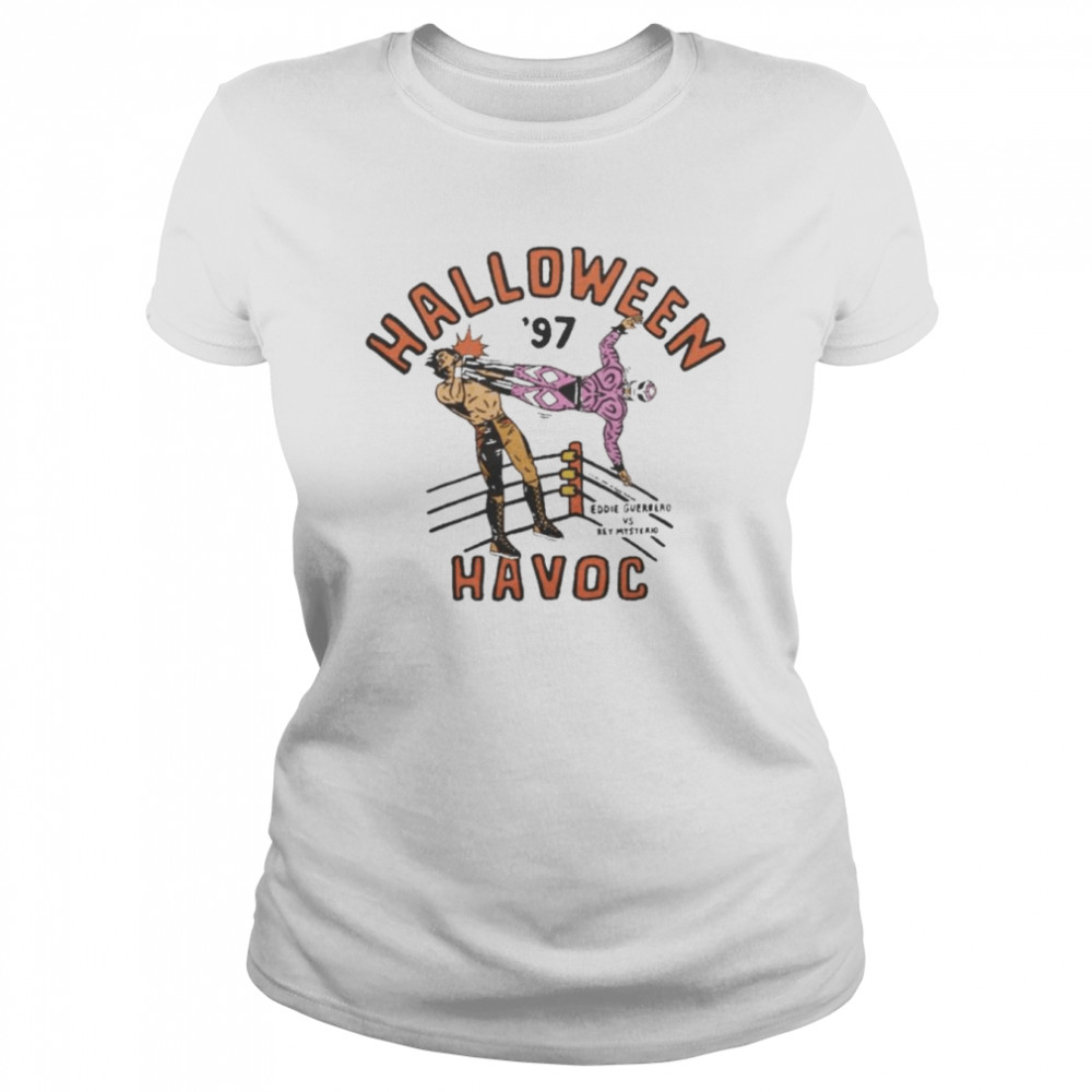 Eddue Guerrero vs Rey Mysterio Halloween Havoc shirt Classic Women's T-shirt