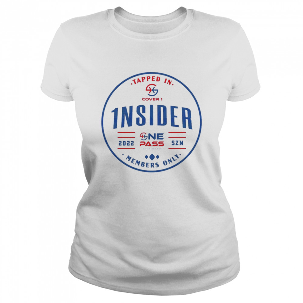 Tapped In Cover 1 Insider 2022 SZN Members Only  Classic Women's T-shirt