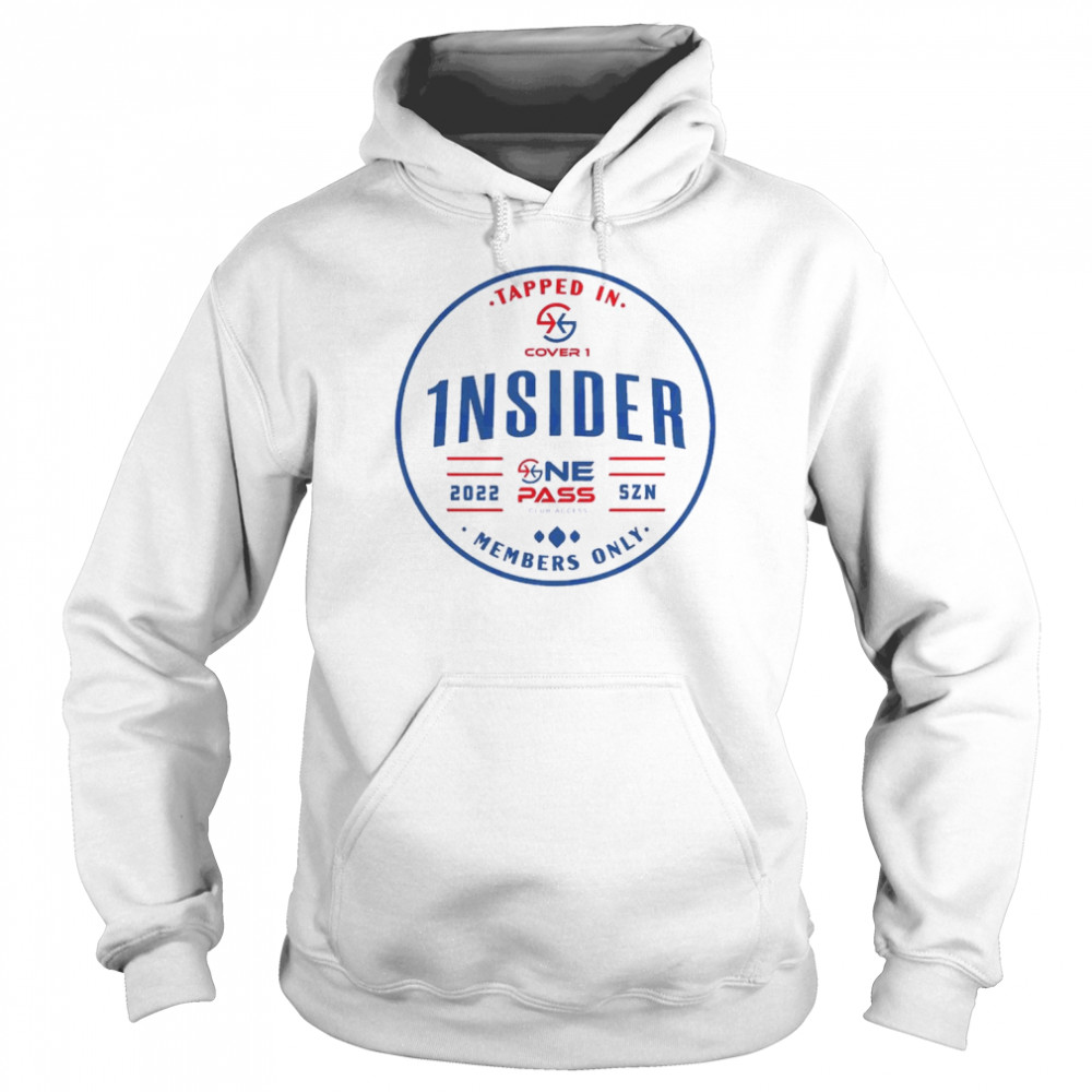 Tapped In Cover 1 Insider 2022 SZN Members Only  Unisex Hoodie