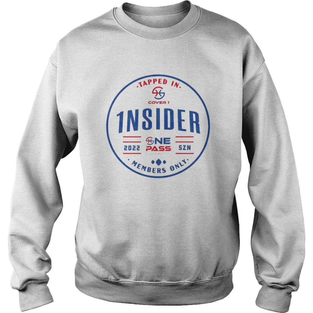 Tapped In Cover 1 Insider 2022 SZN Members Only  Unisex Sweatshirt