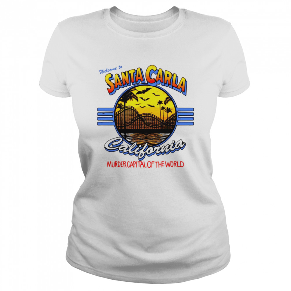 The Lost Boys Santa Carla Murder Capital Of The World shirt Classic Women's T-shirt