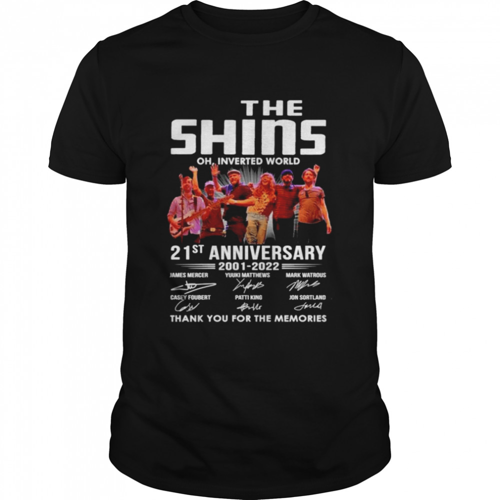 The Shins Oh Inverted World 21st Anniversary 2001-2022 shirt