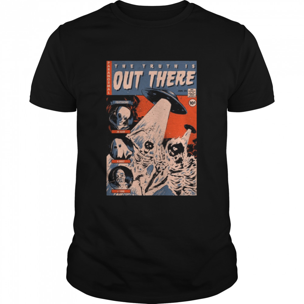 The Truth Is Out There Comic Style shirt