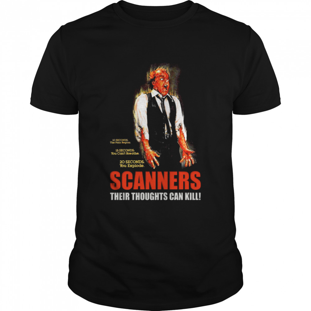 Their Thoughts Can Kill Scanners Halloween shirt