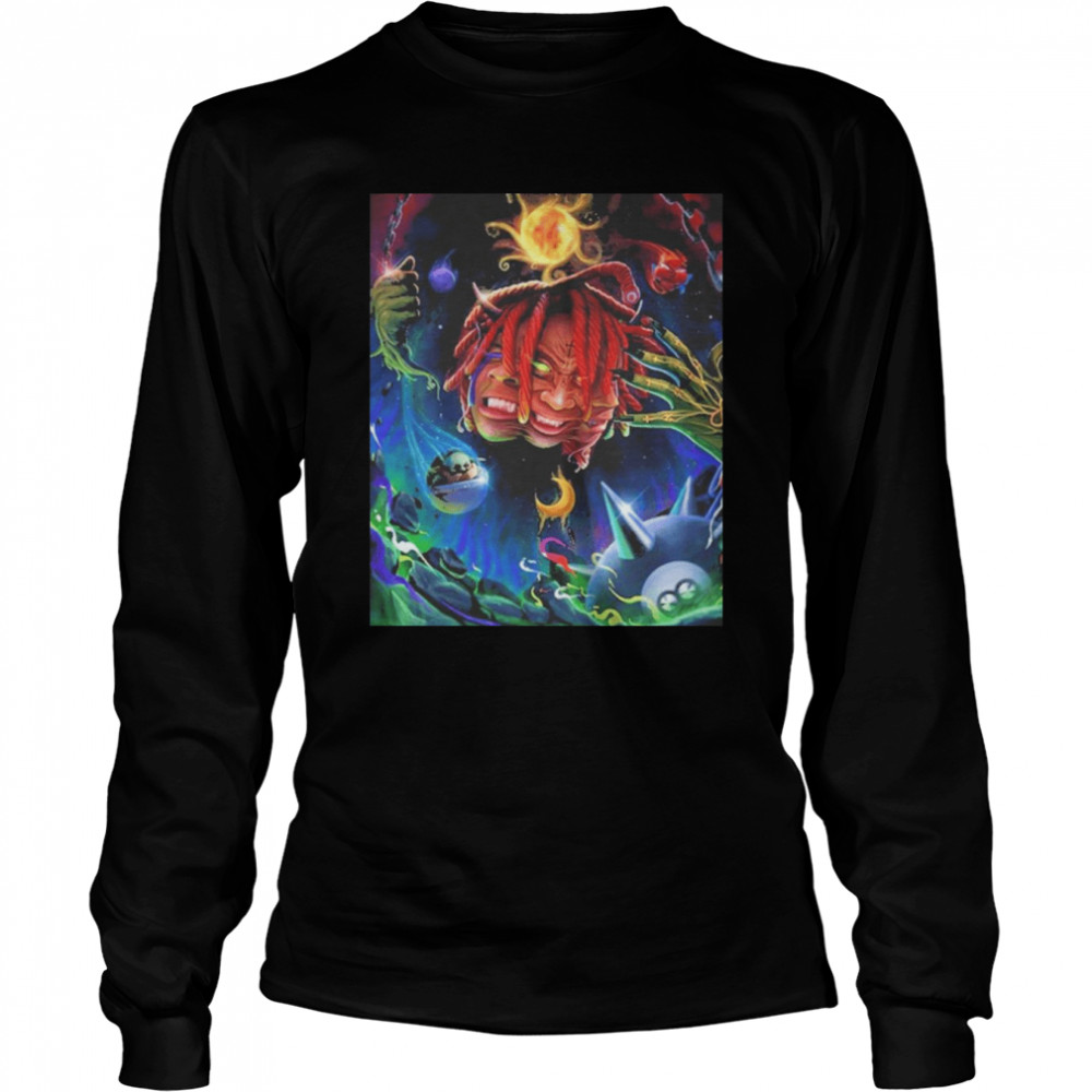 Trippie Redd Attack The Planet  Long Sleeved T-shirt