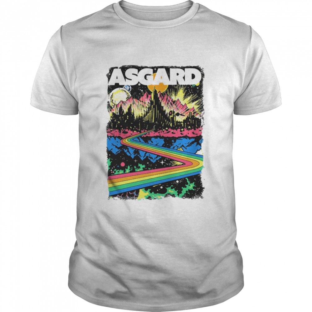 Welcome To Asgard Viking Colored Design shirt