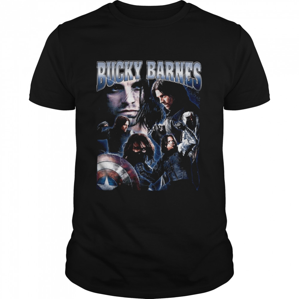 Bucky Barnes The Falcon And Winter Soldier Sebastian Stan shirt Classic Men's T-shirt