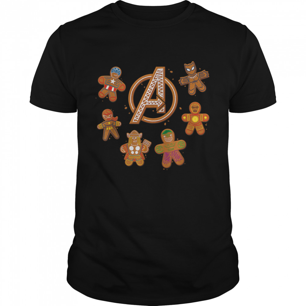 Marvel Avengers Gingerbread Cookies Holiday T-Shirt