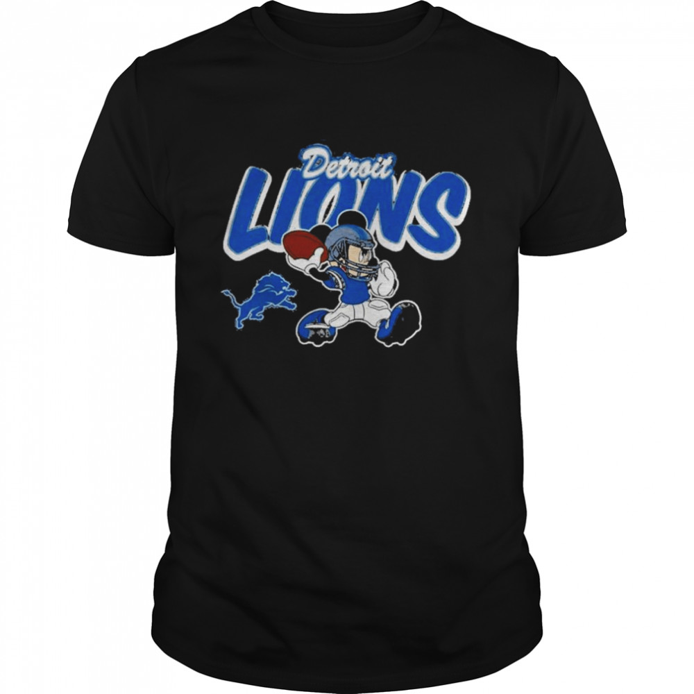Mickey Mouse Detroit Lions Toddler Disney Lil Playmaker Shirt