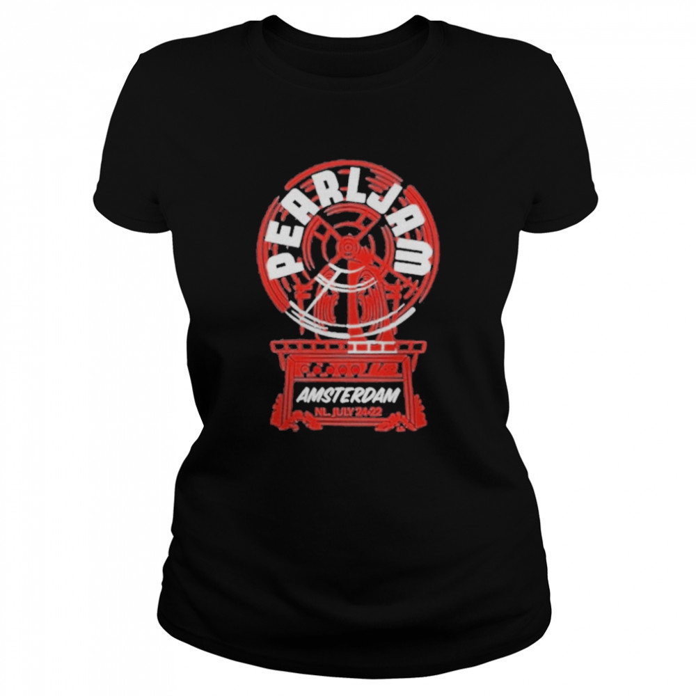Pearl Jam Amsterdam Netherlands 2022  Classic Women's T-shirt