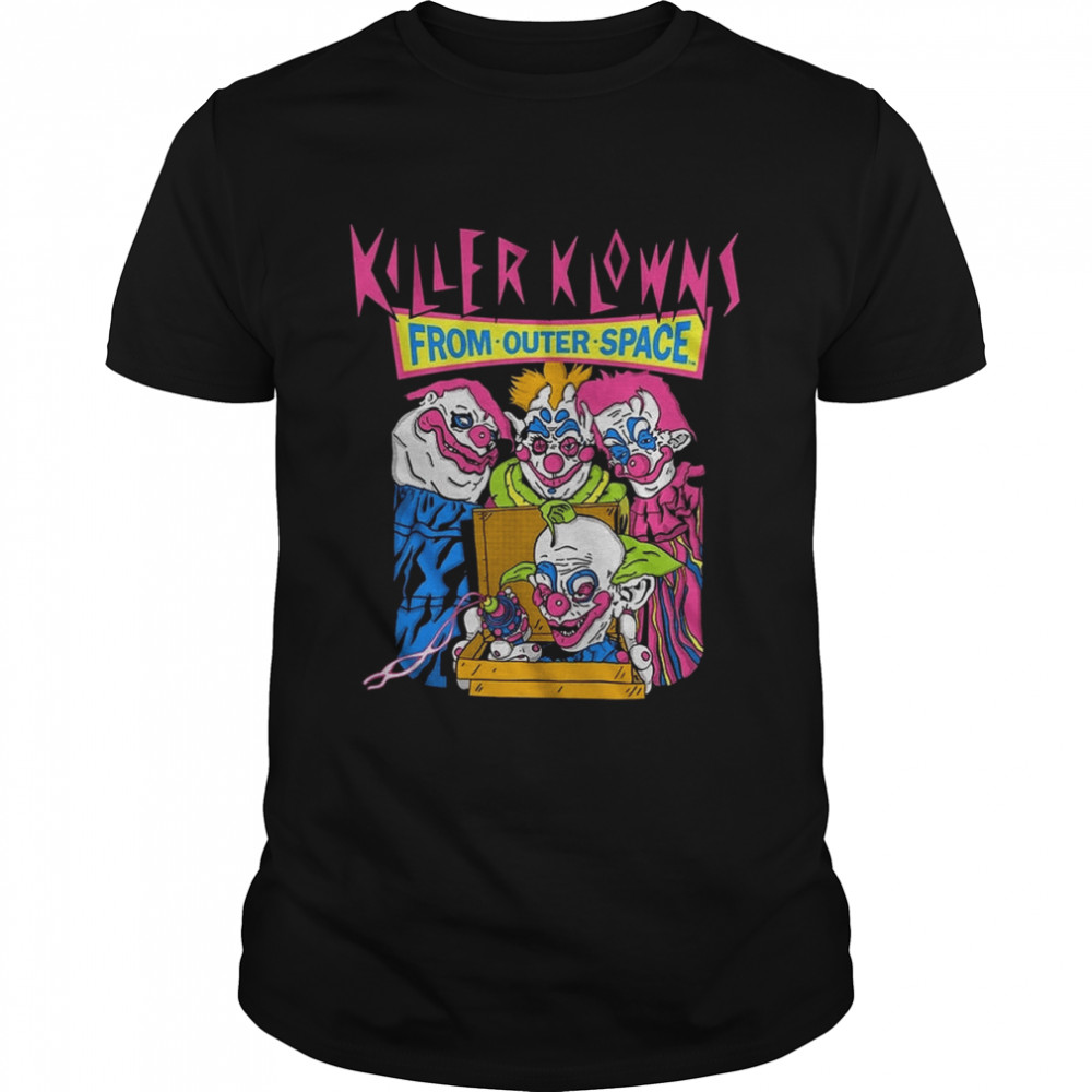 Pizza Box Killer Klowns From Outer Space 80s 90s Horror shirt Classic Men's T-shirt